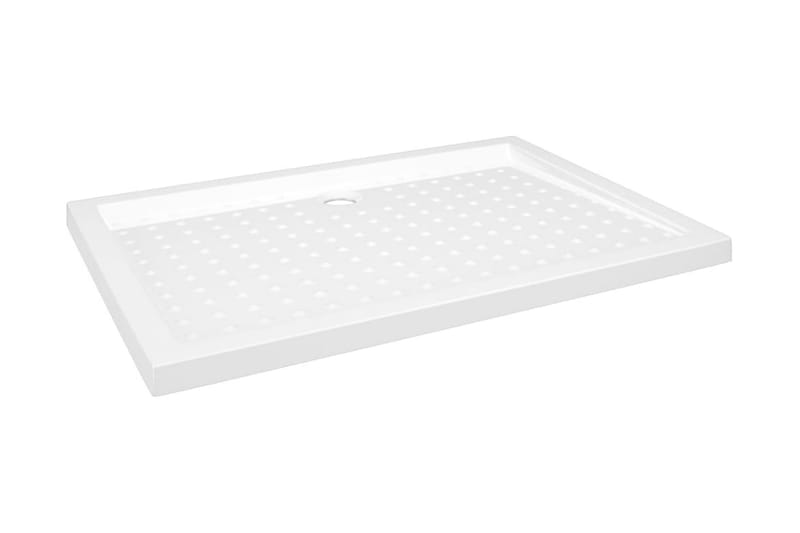 Suihkualusta valkoinen 70x100x4 cm ABS - Talo & remontointi - Keittiö & kylpyhuone - Kylpyhuone - Kylpyhuonetarvikkeet - Muuta