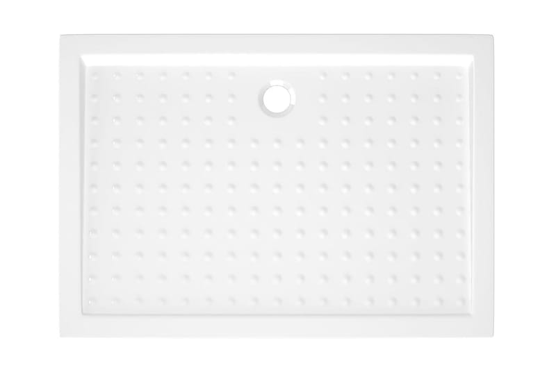 Suihkualusta valkoinen 70x100x4 cm ABS - Talo & remontointi - Keittiö & kylpyhuone - Kylpyhuone - Kylpyhuonetarvikkeet - Muuta