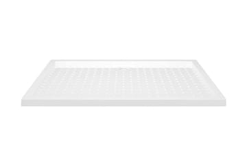 Suihkualusta valkoinen 80x120x4 cm ABS - Talo & remontointi - Keittiö & kylpyhuone - Kylpyhuone - Kylpyhuonetarvikkeet - Muuta