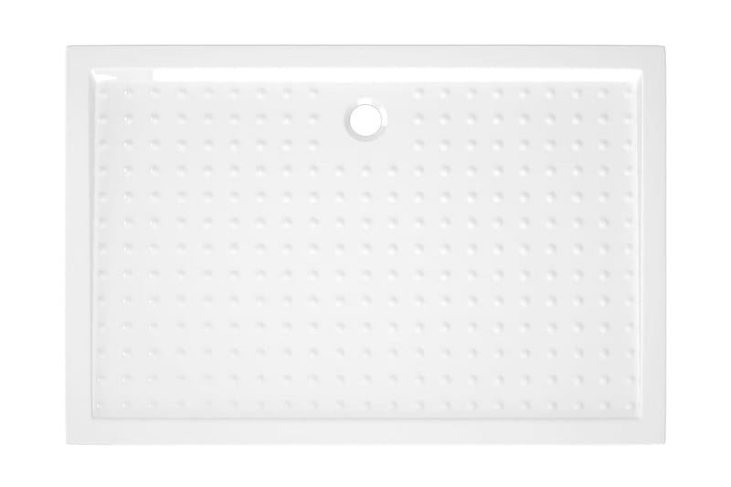 Suihkualusta valkoinen 80x120x4 cm ABS - Talo & remontointi - Keittiö & kylpyhuone - Kylpyhuone - Kylpyhuonetarvikkeet - Muuta