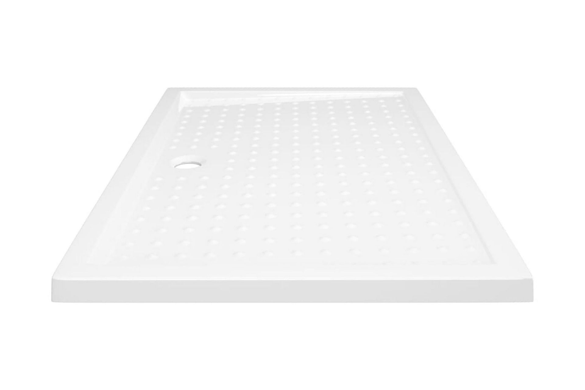 Suihkualusta valkoinen 80x120x4 cm ABS - Talo & remontointi - Keittiö & kylpyhuone - Kylpyhuone - Kylpyhuonetarvikkeet - Muuta