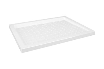 Suihkualusta valkoinen 90x70x4 cm ABS - Talo & remontointi - Keittiö & kylpyhuone - Kylpyhuone - Kylpyhuonetarvikkeet - Muuta