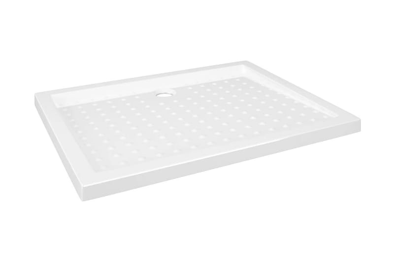 Suihkualusta valkoinen 90x70x4 cm ABS - Talo & remontointi - Keittiö & kylpyhuone - Kylpyhuone - Kylpyhuonetarvikkeet - Muuta