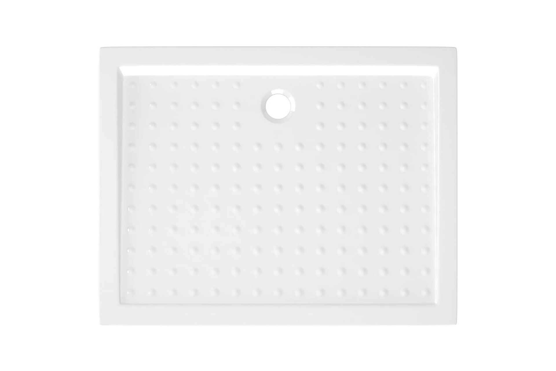 Suihkualusta valkoinen 90x70x4 cm ABS - Talo & remontointi - Keittiö & kylpyhuone - Kylpyhuone - Kylpyhuonetarvikkeet - Muuta