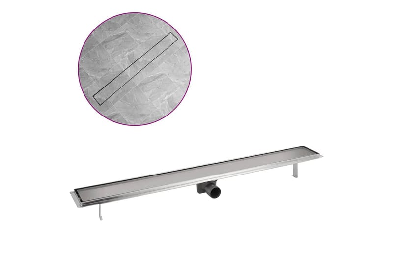 Lineaarinen Suihkukaivo 1030x140mm Ruostumaton Teräs - Talo & remontointi - Keittiö & kylpyhuone - Kylpyhuone - Kylpyhuonetarvikkeet - Poistoletkut & lattiakaivot