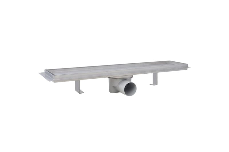 Lineaarinen suihkukaivo 2 kpl 530x140mm ruostumaton teräs - Talo & remontointi - Keittiö & kylpyhuone - Kylpyhuone - Kylpyhuonetarvikkeet - Poistoletkut & lattiakaivot