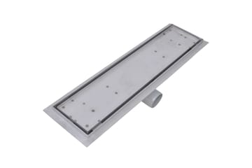 Lineaarinen suihkukaivo 2 kpl 530x140mm ruostumaton teräs - Talo & remontointi - Keittiö & kylpyhuone - Kylpyhuone - Kylpyhuonetarvikkeet - Poistoletkut & lattiakaivot