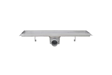 Lineaarinen suihkukaivo 2 kpl 530x140mm ruostumaton teräs - Talo & remontointi - Keittiö & kylpyhuone - Kylpyhuone - Kylpyhuonetarvikkeet - Poistoletkut & lattiakaivot