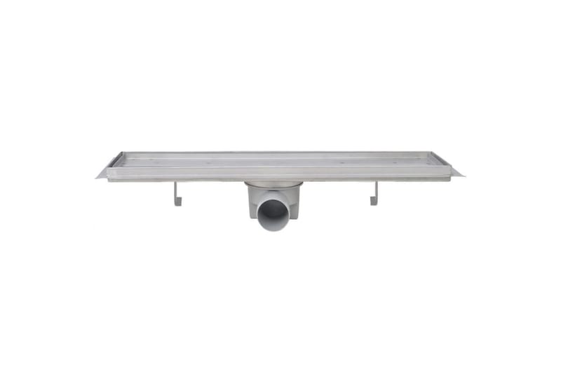 Lineaarinen suihkukaivo 2 kpl 530x140mm ruostumaton teräs - Talo & remontointi - Keittiö & kylpyhuone - Kylpyhuone - Kylpyhuonetarvikkeet - Poistoletkut & lattiakaivot