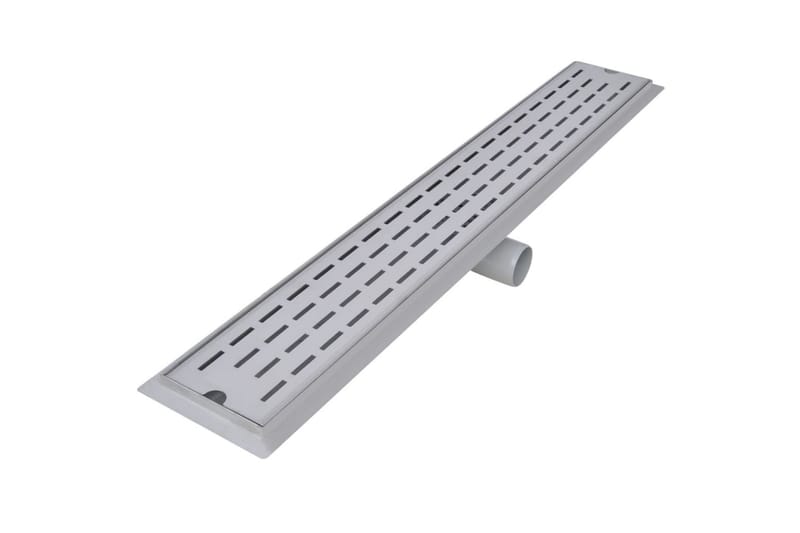 Lineaarinen suihkukaivo 2 kpl 830x140 mm ruostumaton teräs - Talo & remontointi - Keittiö & kylpyhuone - Kylpyhuone - Kylpyhuonetarvikkeet - Poistoletkut & lattiakaivot
