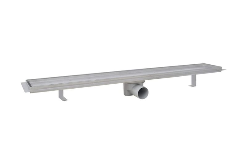 Lineaarinen suihkukaivo 2 kpl 830x140mm ruostumaton teräs - Talo & remontointi - Keittiö & kylpyhuone - Kylpyhuone - Kylpyhuonetarvikkeet - Poistoletkut & lattiakaivot
