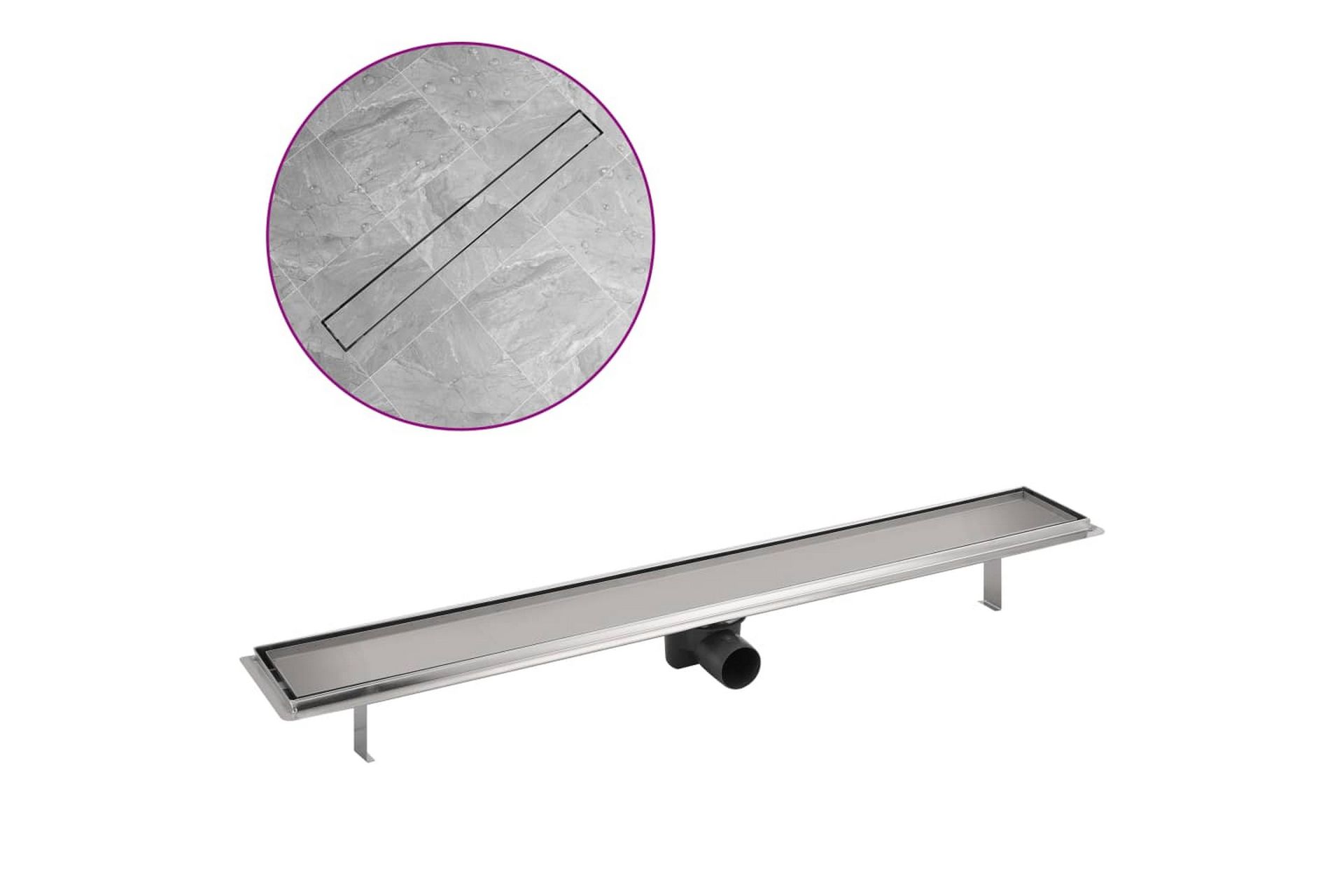 Lineaarinen Suihkukaivo 930x140mm Ruostumaton Teräs - Talo & remontointi - Keittiö & kylpyhuone - Kylpyhuone - Kylpyhuonetarvikkeet - Poistoletkut & lattiakaivot