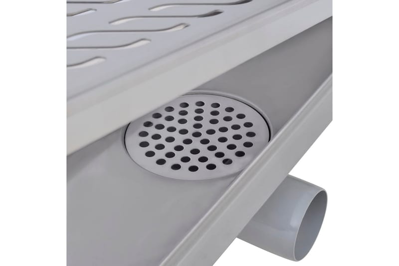 Lineaarinen suihkukaivo Aalto 630x140mm Ruostumaton teräs - Talo & remontointi - Keittiö & kylpyhuone - Kylpyhuone - Kylpyhuonetarvikkeet - Poistoletkut & lattiakaivot