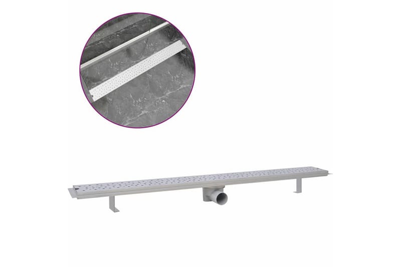 Lineaarinen suihkukaivo Kupla 1030x140mm Ruostumaton teräs - Talo & remontointi - Keittiö & kylpyhuone - Kylpyhuone - Kylpyhuonetarvikkeet - Poistoletkut & lattiakaivot