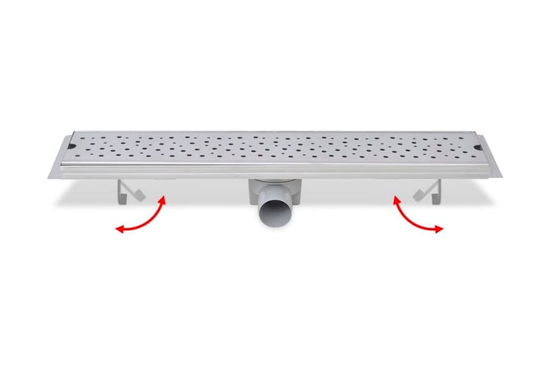 Lineaarinen suihkukaivo Kupla 630x140mm Ruostumaton teräs - Talo & remontointi - Keittiö & kylpyhuone - Kylpyhuone - Kylpyhuonetarvikkeet - Poistoletkut & lattiakaivot