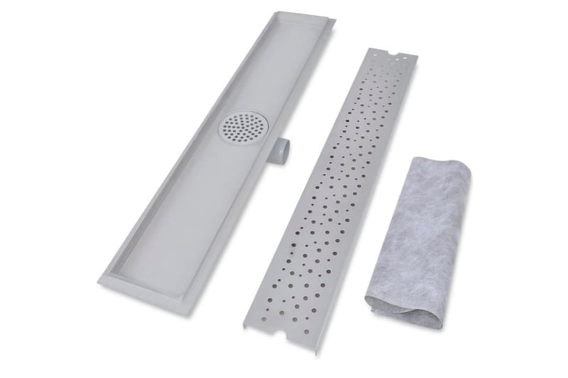 Lineaarinen Suihkukaivo Kupla 730x140mm Ruostumaton Teräs - Talo & remontointi - Keittiö & kylpyhuone - Kylpyhuone - Kylpyhuonetarvikkeet - Poistoletkut & lattiakaivot