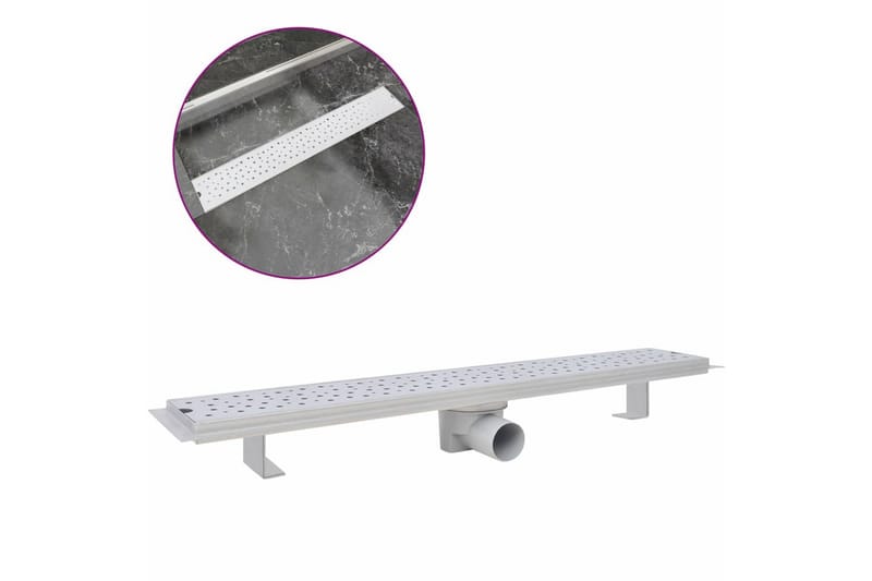 Lineaarinen Suihkukaivo Kupla 730x140mm Ruostumaton Teräs - Talo & remontointi - Keittiö & kylpyhuone - Kylpyhuone - Kylpyhuonetarvikkeet - Poistoletkut & lattiakaivot