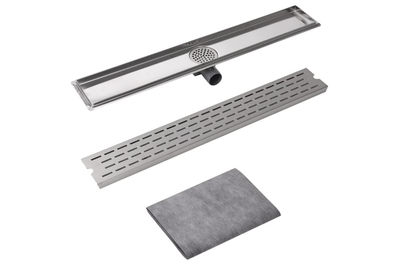 Lineaarinen Suihkukaivo Linja 830x140mm Ruostumaton Teräs - Talo & remontointi - Keittiö & kylpyhuone - Kylpyhuone - Kylpyhuonetarvikkeet - Poistoletkut & lattiakaivot