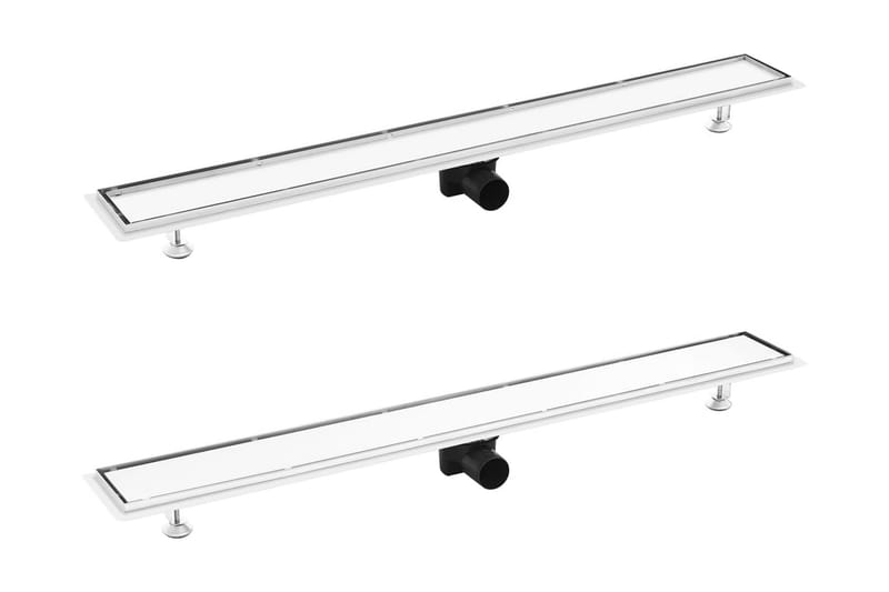 Suihkukaivo 2-in-1 kansi 103x14 cm ruostumaton teräs - Talo & remontointi - Keittiö & kylpyhuone - Kylpyhuone - Kylpyhuonetarvikkeet - Poistoletkut & lattiakaivot