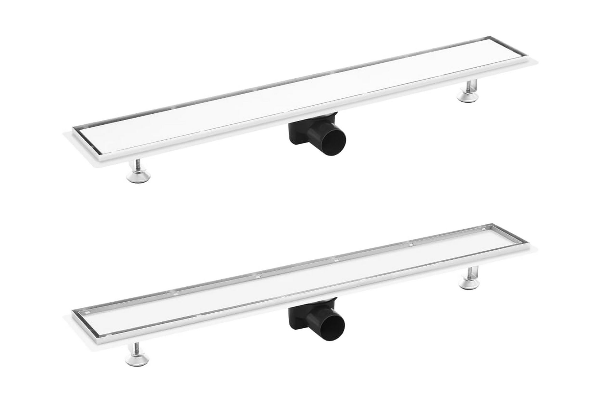 Suihkukaivo 2-in-1 kansi 83x14 cm ruostumaton teräs - Talo & remontointi - Keittiö & kylpyhuone - Kylpyhuone - Kylpyhuonetarvikkeet - Poistoletkut & lattiakaivot