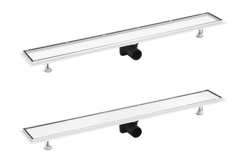 Suihkukaivo 2-in-1 kansi 93x14 cm ruostumaton teräs - Talo & remontointi - Keittiö & kylpyhuone - Kylpyhuone - Kylpyhuonetarvikkeet - Poistoletkut & lattiakaivot