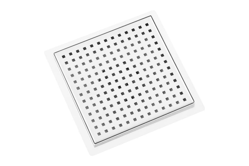 Suihkukaivo 20x20 cm ruostumaton teräs - Talo & remontointi - Keittiö & kylpyhuone - Kylpyhuone - Kylpyhuonetarvikkeet - Poistoletkut & lattiakaivot