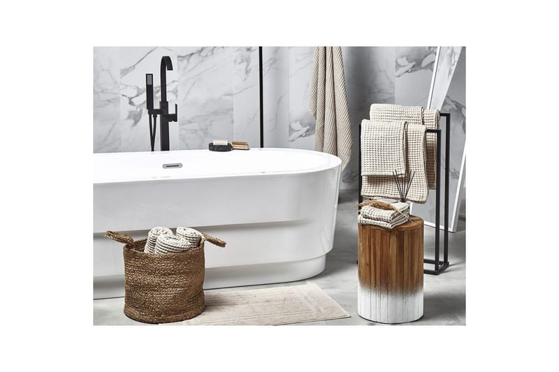 Pyyhe Areora 11:n sarja Beige - Beige - Kodintekstiilit & matot - Kylpyhuonetekstiilit - Pyyhe