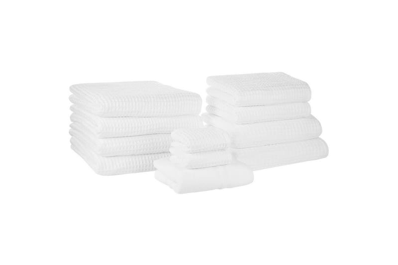 Pyyhe Areora 11:n sarja Valkoinen - Valkoinen - Kodintekstiilit & matot - Kylpyhuonetekstiilit - Pyyhe