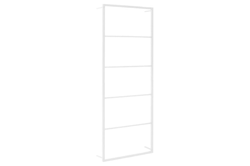 Pyyheteline valkoinen 45x10x115 cm teräs - Valkoinen - Talo & remontointi - Keittiö & kylpyhuone - Kylpyhuone - Kylpyhuonetarvikkeet - Pyyhetikkaat