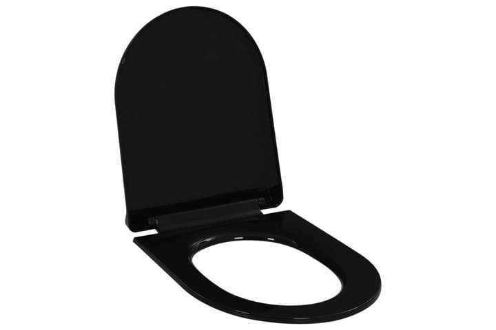 Soft-close WC-istuin pikakiinnityksellä musta - Musta - WC-istuimen kansi - Wc-istuimen kannet