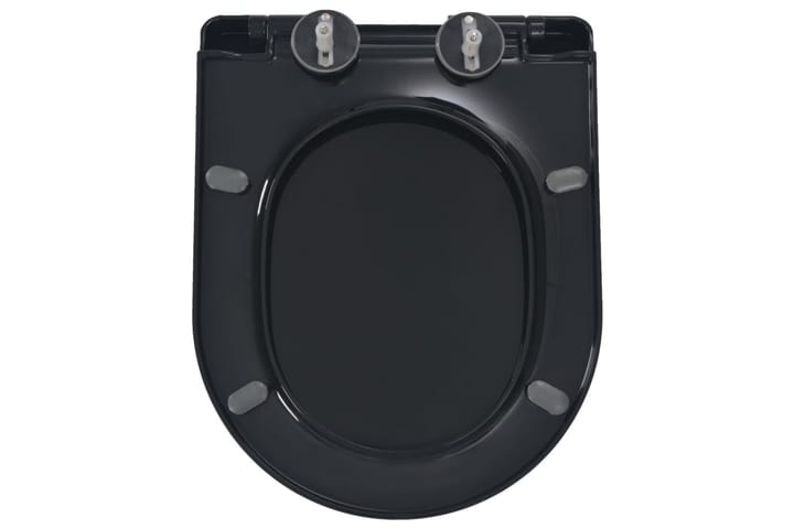 Soft-close WC-istuin pikakiinnityksellä musta - Musta - WC-istuimen kansi - Wc-istuimen kannet