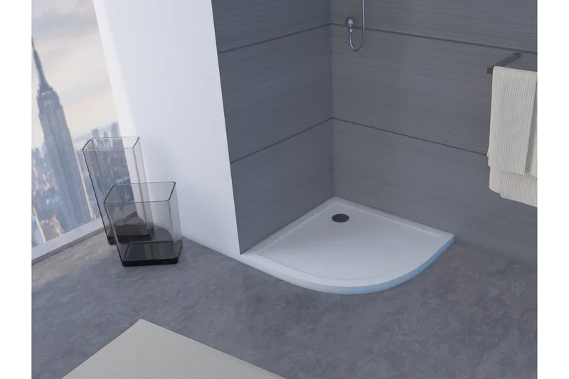 Suihkuallas Lockenkil 90x90 cm, Valkoinen