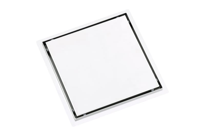 Suihkukaivo 2-in-1 kansi 25x25 cm ruostumaton teräs - Talo & remontointi - Keittiö & kylpyhuone - Kylpyhuone - Kylpyhuonetarvikkeet - Poistoletkut & lattiakaivot