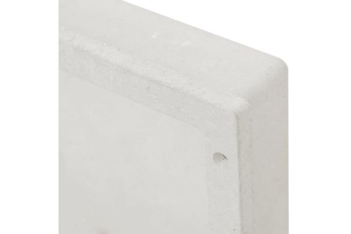 Suihkusyvennys mattavalkoinen 41x36x10 cm - Valkoinen - Suihkuhyllyt & suihkukorit - Hyllyt & korit suihkuun