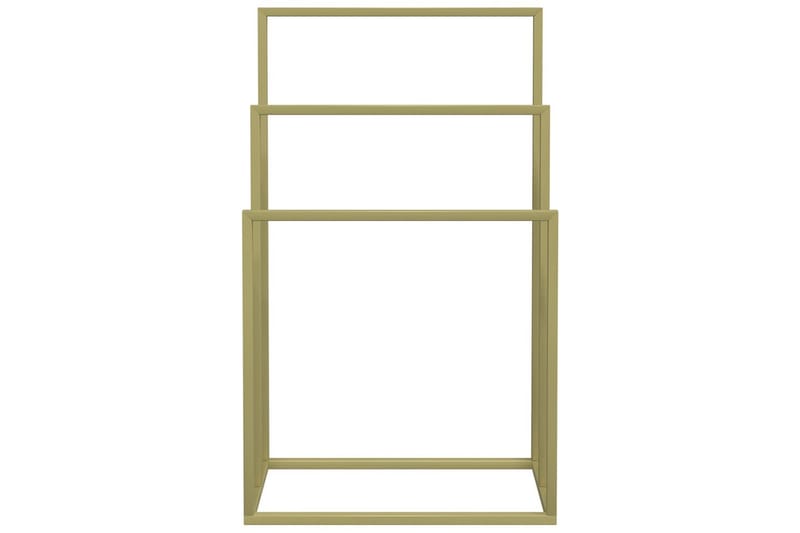 Vapaasti seisova pyyheteline kultainen 48x24x79 cm rauta - Kulta - Talo & remontointi - Keittiö & kylpyhuone - Kylpyhuone - Kylpyhuonetarvikkeet