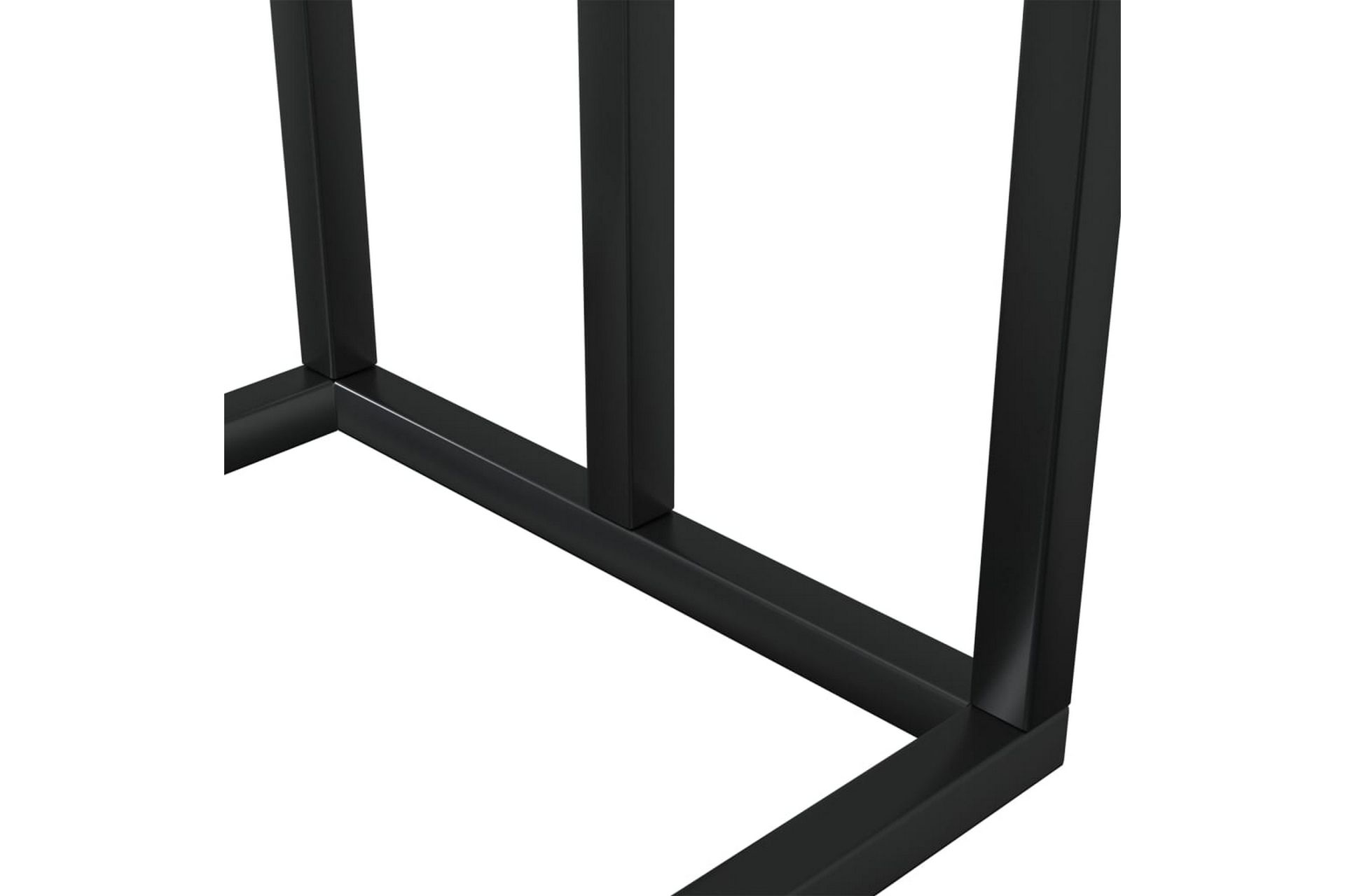 Vapaasti seisova pyyheteline musta 48x24x79 cm rauta - Musta - Talo & remontointi - Keittiö & kylpyhuone - Kylpyhuone - Kylpyhuonetarvikkeet