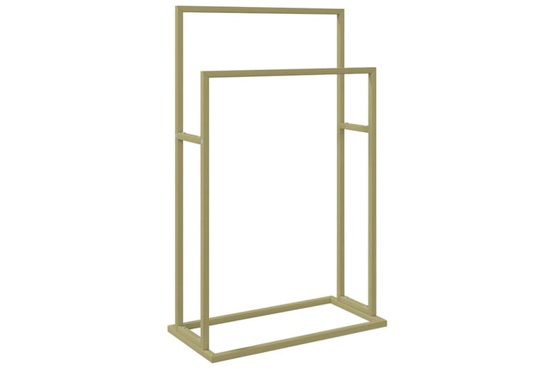 Vapaasti seisova pyyheteline kultainen 48x24x78,5 cm rauta - Kulta - Talo & remontointi - Keittiö & kylpyhuone - Kylpyhuone - Kylpyhuonetarvikkeet