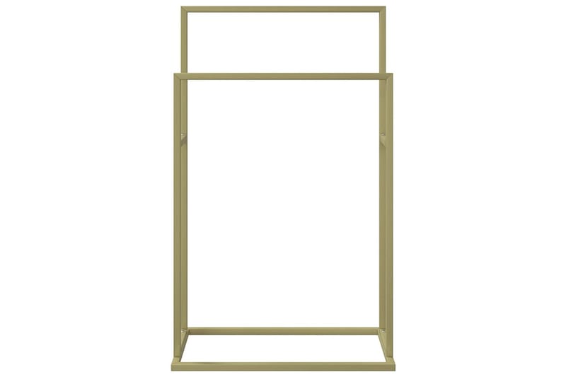 Vapaasti seisova pyyheteline kultainen 48x24x78,5 cm rauta - Kulta - Talo & remontointi - Keittiö & kylpyhuone - Kylpyhuone - Kylpyhuonetarvikkeet