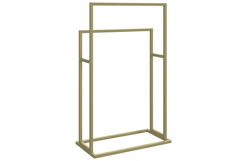 Vapaasti seisova pyyheteline kultainen 48x24x78,5 cm rauta - Kulta - Talo & remontointi - Keittiö & kylpyhuone - Kylpyhuone - Kylpyhuonetarvikkeet