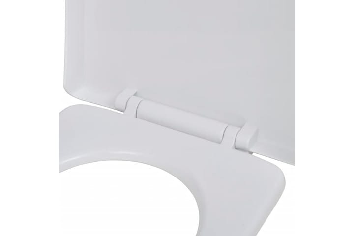 Valkoinen Soft Close WC-istuin Neliö - Valkoinen - WC-istuimen kansi - Wc-istuimen kannet