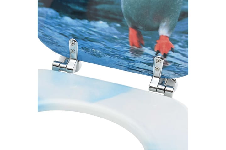 WC-istuimet kansilla 2 kpl MDF pingviinikuosi - WC-istuimen kansi - Wc-istuimen kannet
