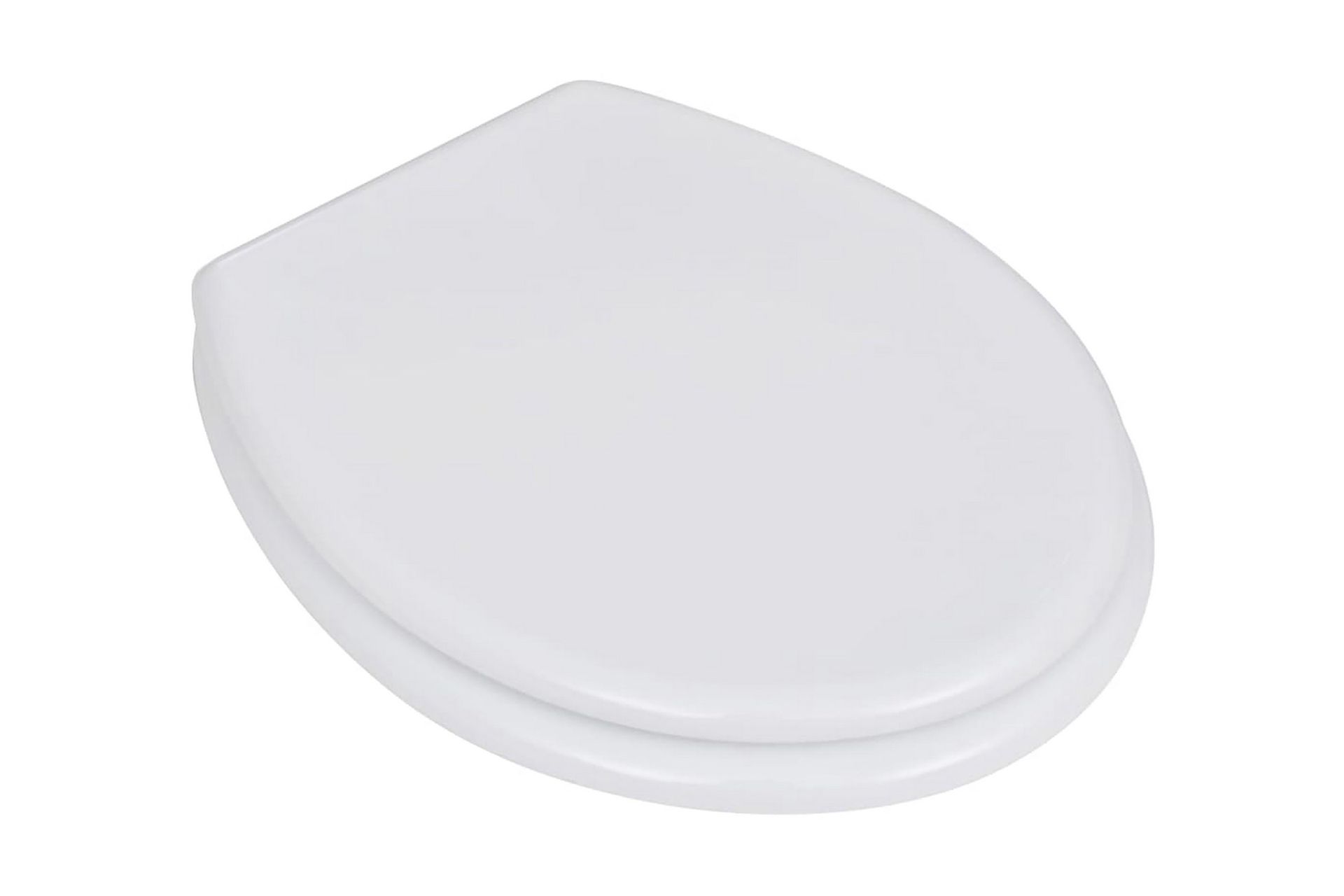 WC-istuimet soft-close kansilla 2 kpl MDF valkoinen - Valkoinen - Talo & remontointi - Keittiö & kylpyhuone - Kylpyhuone - Kylpyhuonetarvikkeet - Wc-istuimen kannet