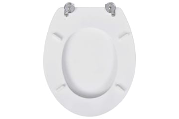 WC-istuimet soft-close kansilla 2 kpl MDF valkoinen - Valkoinen - Talo & remontointi - Keittiö & kylpyhuone - Kylpyhuone - Kylpyhuonetarvikkeet - Wc-istuimen kannet