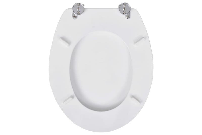 WC-istuimet soft-close kansilla 2 kpl MDF valkoinen - Valkoinen - WC-istuimen kansi - Wc-istuimen kannet