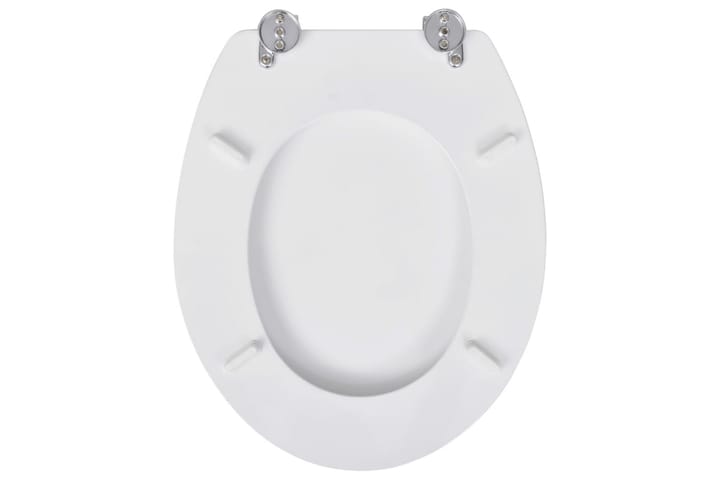 WC-istuimet soft-close kansilla 2 kpl MDF valkoinen - Valkoinen - WC-istuimen kansi - Wc-istuimen kannet