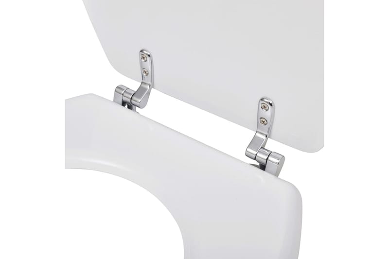 WC-istuimet soft-close kansilla 2 kpl MDF valkoinen - Valkoinen - Talo & remontointi - Keittiö & kylpyhuone - Kylpyhuone - Kylpyhuonetarvikkeet - Wc-istuimen kannet