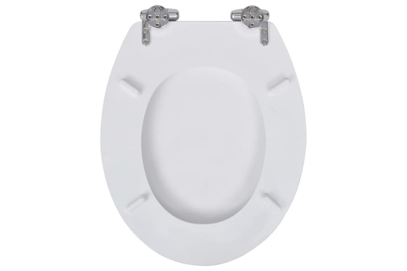 WC-istuimet soft-close kansilla 2 kpl MDF valkoinen - Valkoinen - WC-istuimen kansi - Wc-istuimen kannet