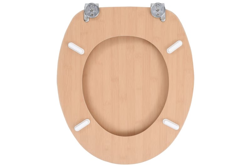 WC-istuin 2 kpl hard-close kansilla MDF bambukuosi - Talo & remontointi - Keittiö & kylpyhuone - Kylpyhuone - Kylpyhuonetarvikkeet - Wc-istuimen kannet