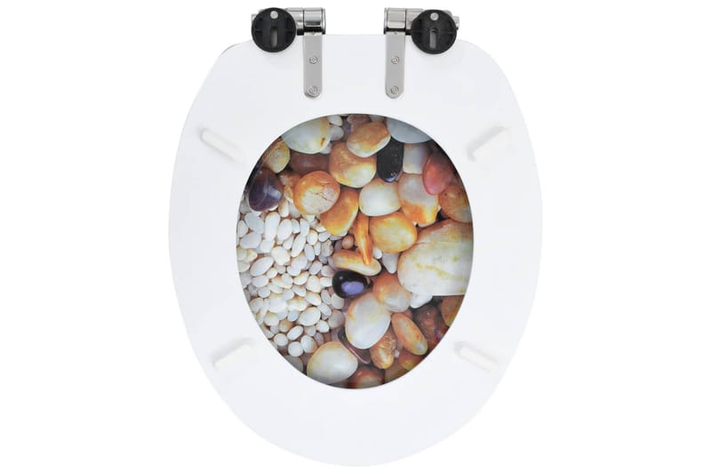 WC-istuin 2 kpl soft close kansilla MDF pikkukivikuosi - Talo & remontointi - Keittiö & kylpyhuone - Kylpyhuone - Kylpyhuonetarvikkeet - Wc-istuimen kannet