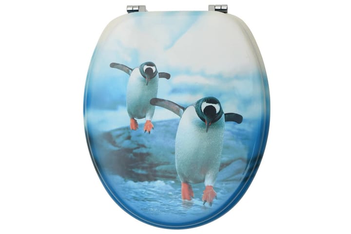 WC-istuin kannella MDF pingviinikuosi - Monivärinen - WC-istuimen kansi - Wc-istuimen kannet